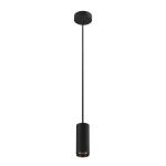 SLV Numinos Phase S Hanglamp Aluminium Zwart 10.42W 980lm 60D - 927 Zeer Warm Wit | Beste Kleurweergave - Dimbaar 