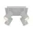 Nordlux Frida 4-Spot Métal Blanc | Convient pour 4x GU10
