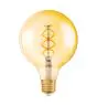 Osram Vintage 1906 LED E27 Globe Filament Dorée 125mm 4.5W 250lm - 820 Blanc Très Chaud | Dimmable - Équivalent 28W
