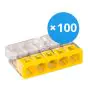 Lot 100x Wago 2273-205  Connecteur| 5 Câble Connexion