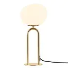 DFTP by Nordlux Lampe De Chevet Shapes Verre et Métal Laiton | Convient pour 1x E27