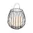 Nordlux Tafellamp Jim To-Go Portable Accu Metaal Zwart 3W 300lm - 827 Zeer Warm Wit | 3-Staps Dimbaar 